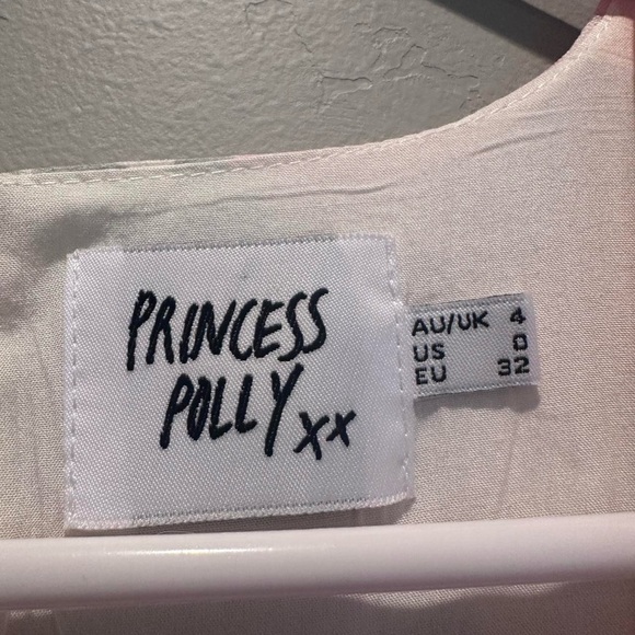 Princess Polly Pink Floral V-Neck Mini Sun Dress Size 0 - Picture 3 of 8